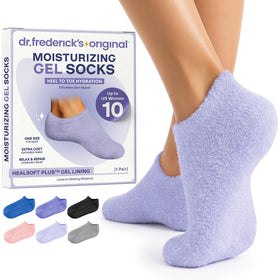 Dr. Frederick's front packaging showing lilac leisure design and benefits