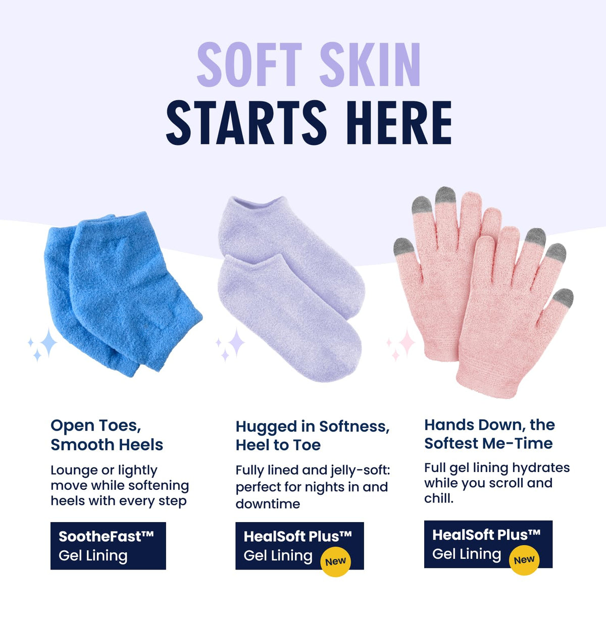 Dr. Frederick's folded socks with care tag showing washable reusable benefit