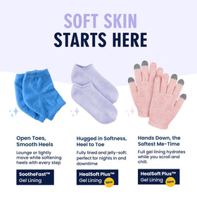 Dr. Frederick's folded socks with care tag showing washable reusable benefit