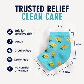 Dr. Frederick's washable fabric and care label for long-lasting use