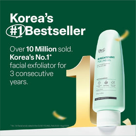 Dr. G gel being massaged in hand to show gentle exfoliating action