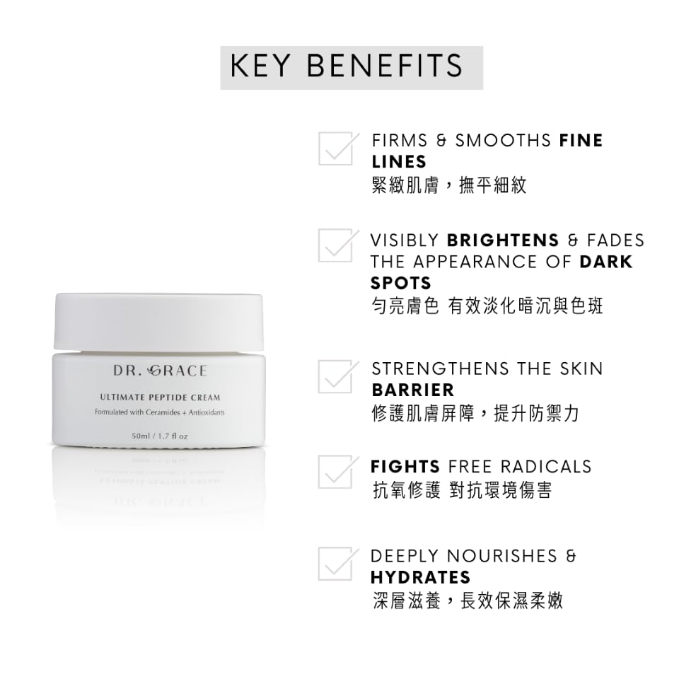 Dr. Grace cream on hand demonstrating quick absorption and hydrated look
