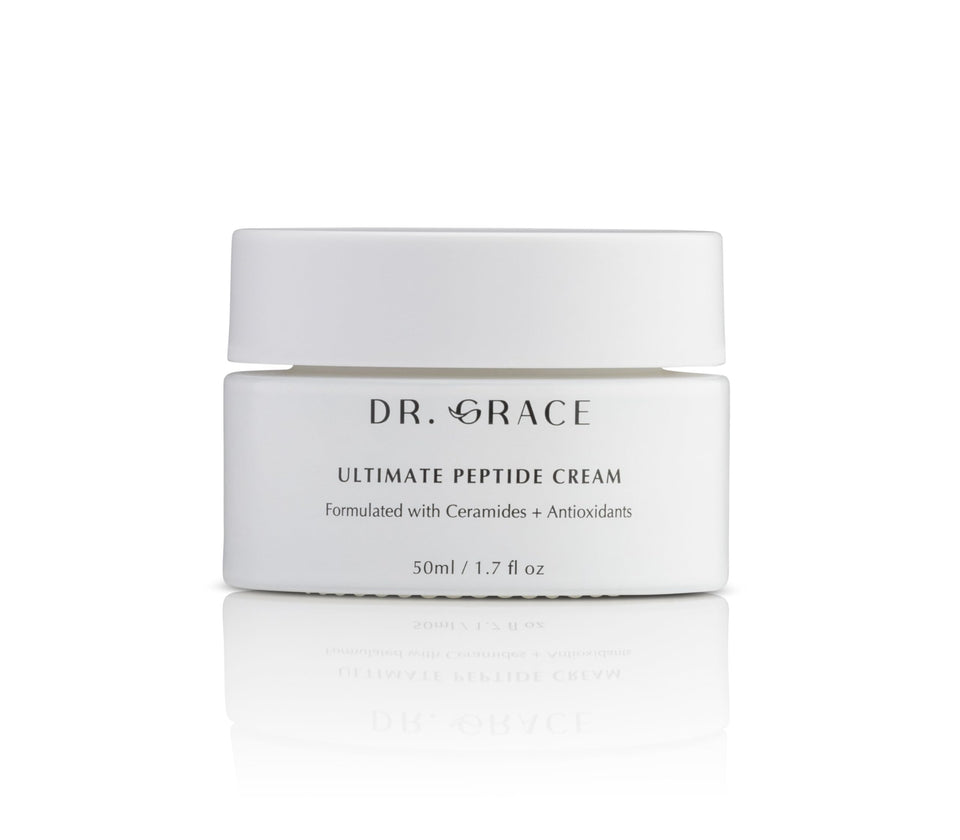 Dr. Grace front jar view showing clean packaging and easy use benefit