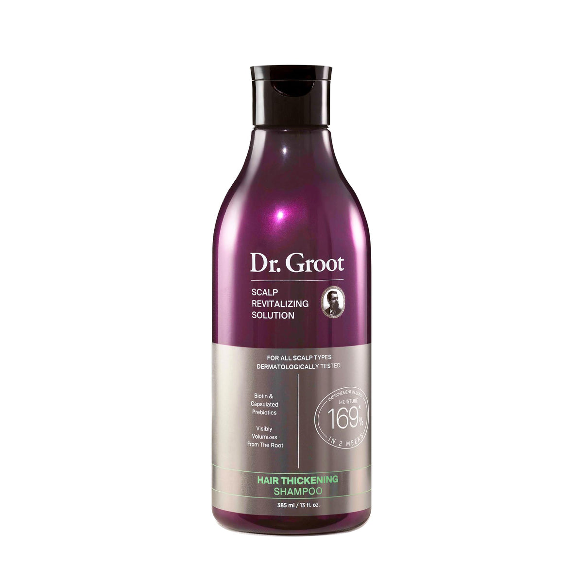 Dr. Groot front packaging showing full bottle for clear identification and benefit