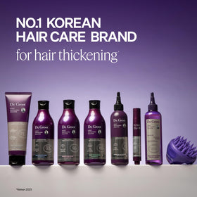 Dr. Groot lifestyle image of woman with voluminous hair after travel-friendly routine