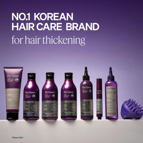 Dr. Groot scalp application demonstration showing targeted massage and circulation benefit