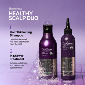 Dr. Groot being massaged into scalp demonstrating invigorating application for lift
