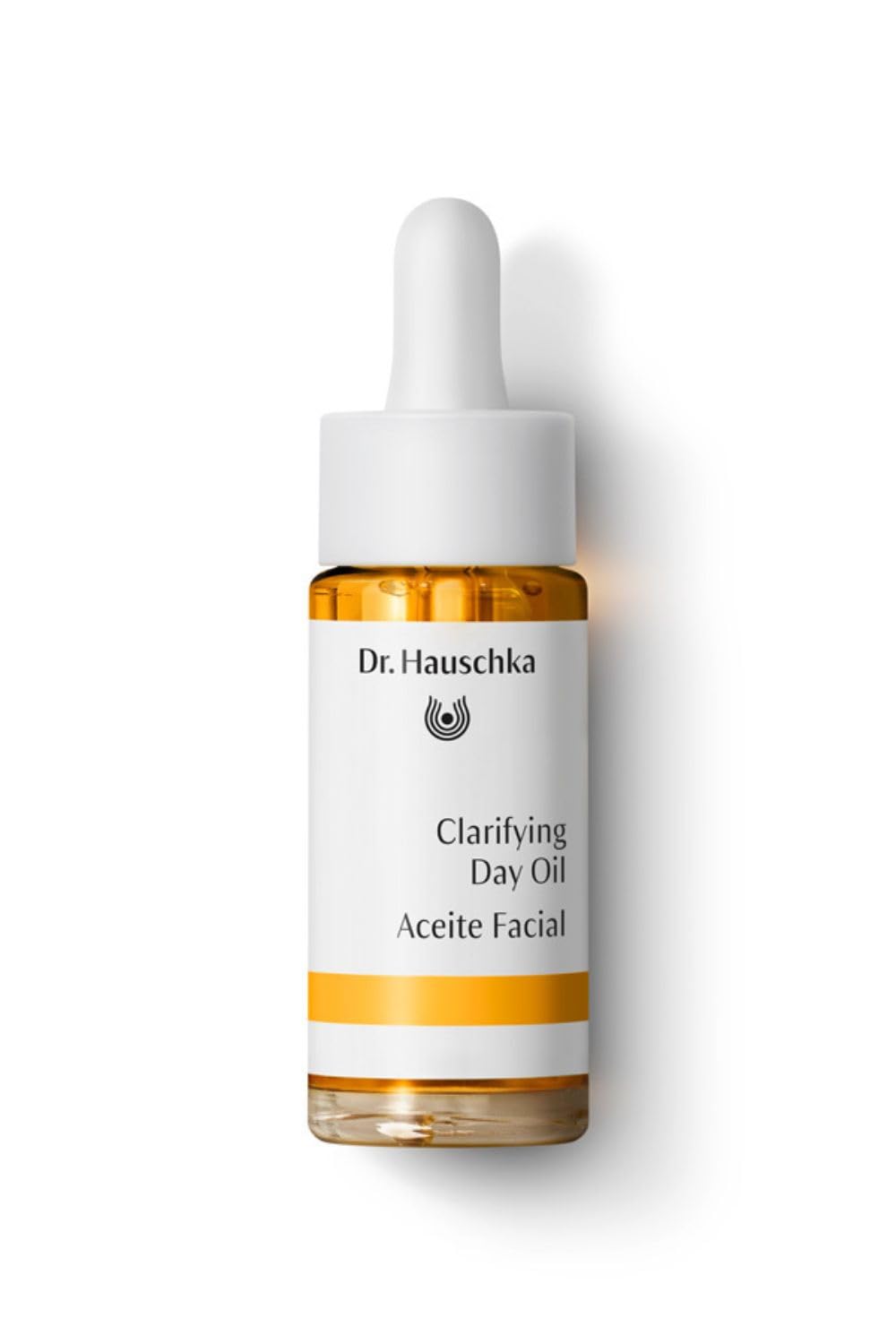 Dr. Hauschka front packaging showing bottle and label, highlights brand clarity