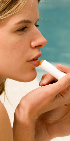 Dr. Hauschka close-up of balm surface highlighting plant-based ingredients