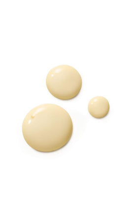 Dr. Hauschka lotion under foundation showing even makeup base benefit