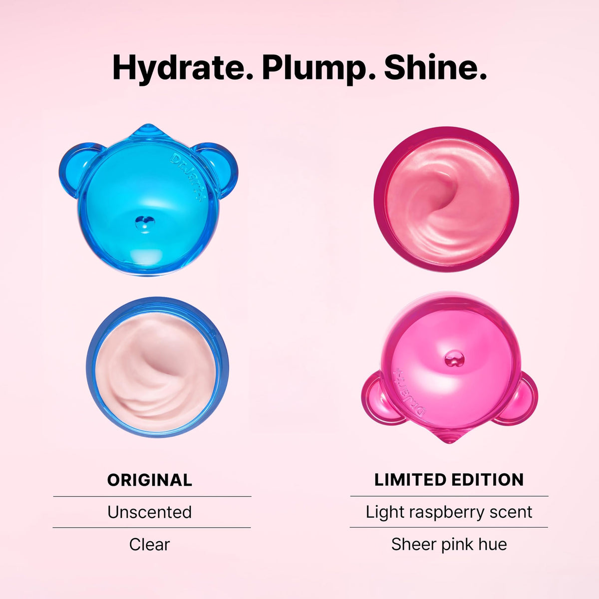 Dr.Jart+ label and ingredients panel showing hyaluronic-based formula