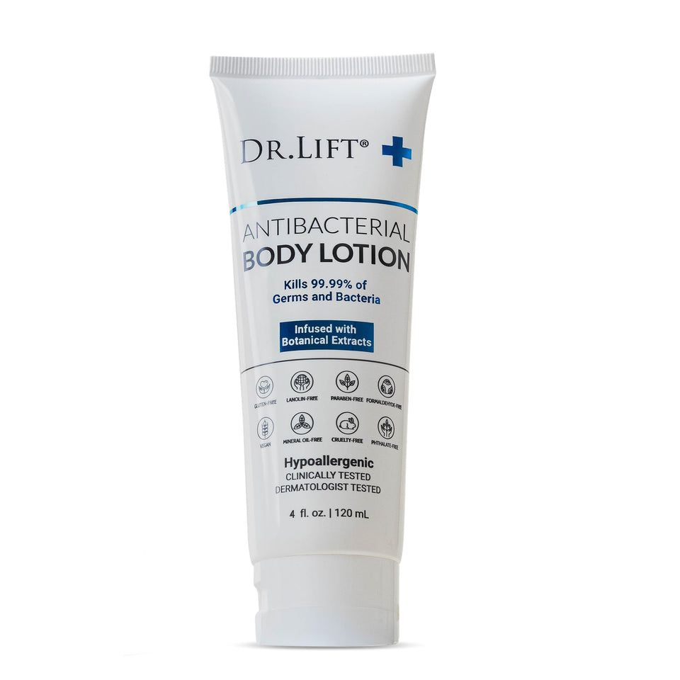 DR. LIFT front packaging showing branding and antibacterial benefits