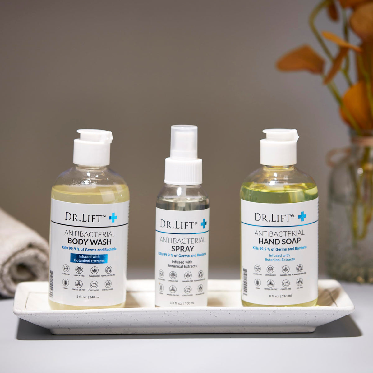 DR. LIFT gel texture lather closeup, gentle moisturizing feel