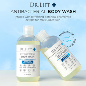 DR. LIFT creamy texture on palm demonstrating hydrating lather benefit