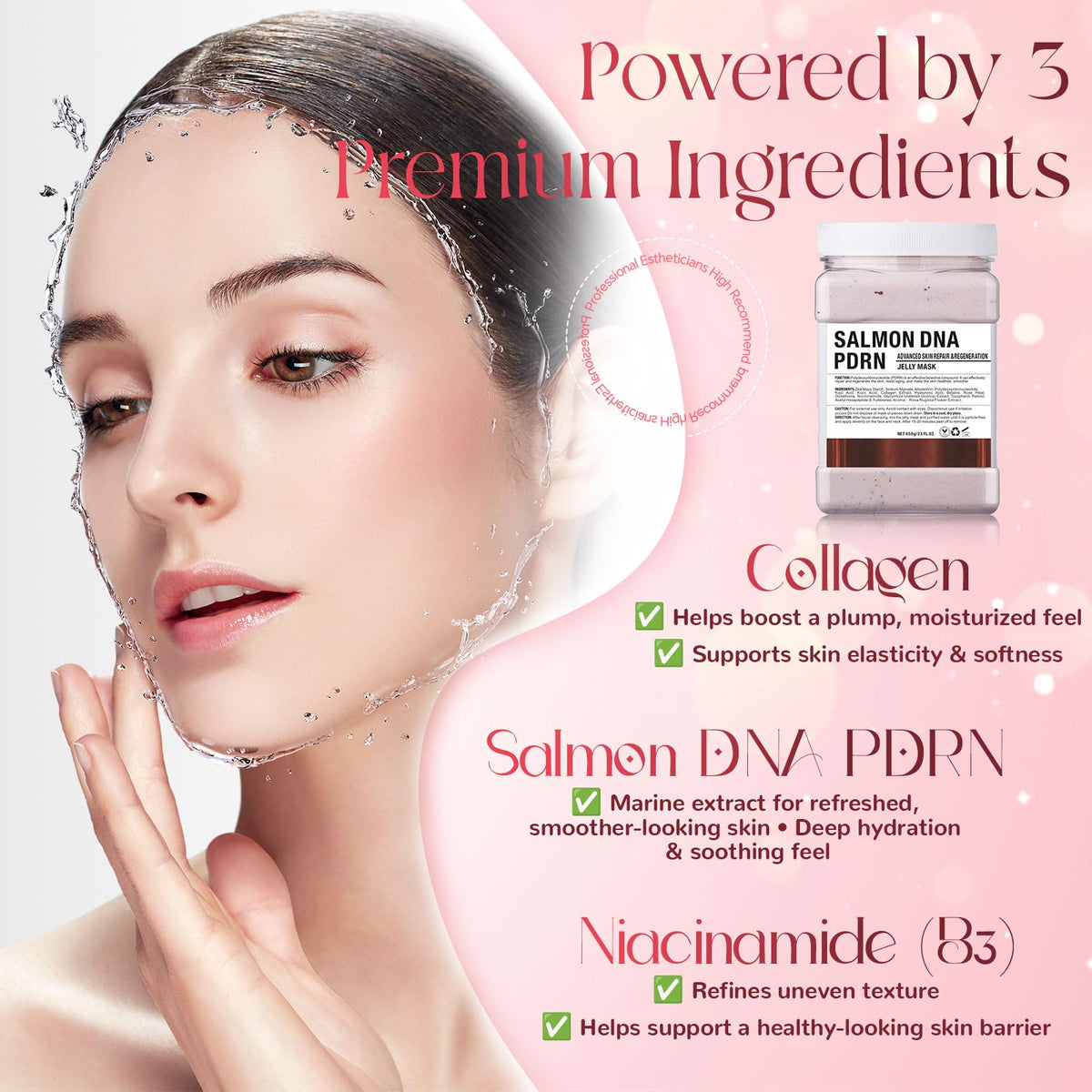 DR MEINAIER jelly mask close-up texture highlighting smooth spreadability