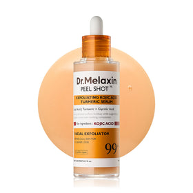 Dr.Melaxin front bottle showing sleek ampoule and brand for clearer skin