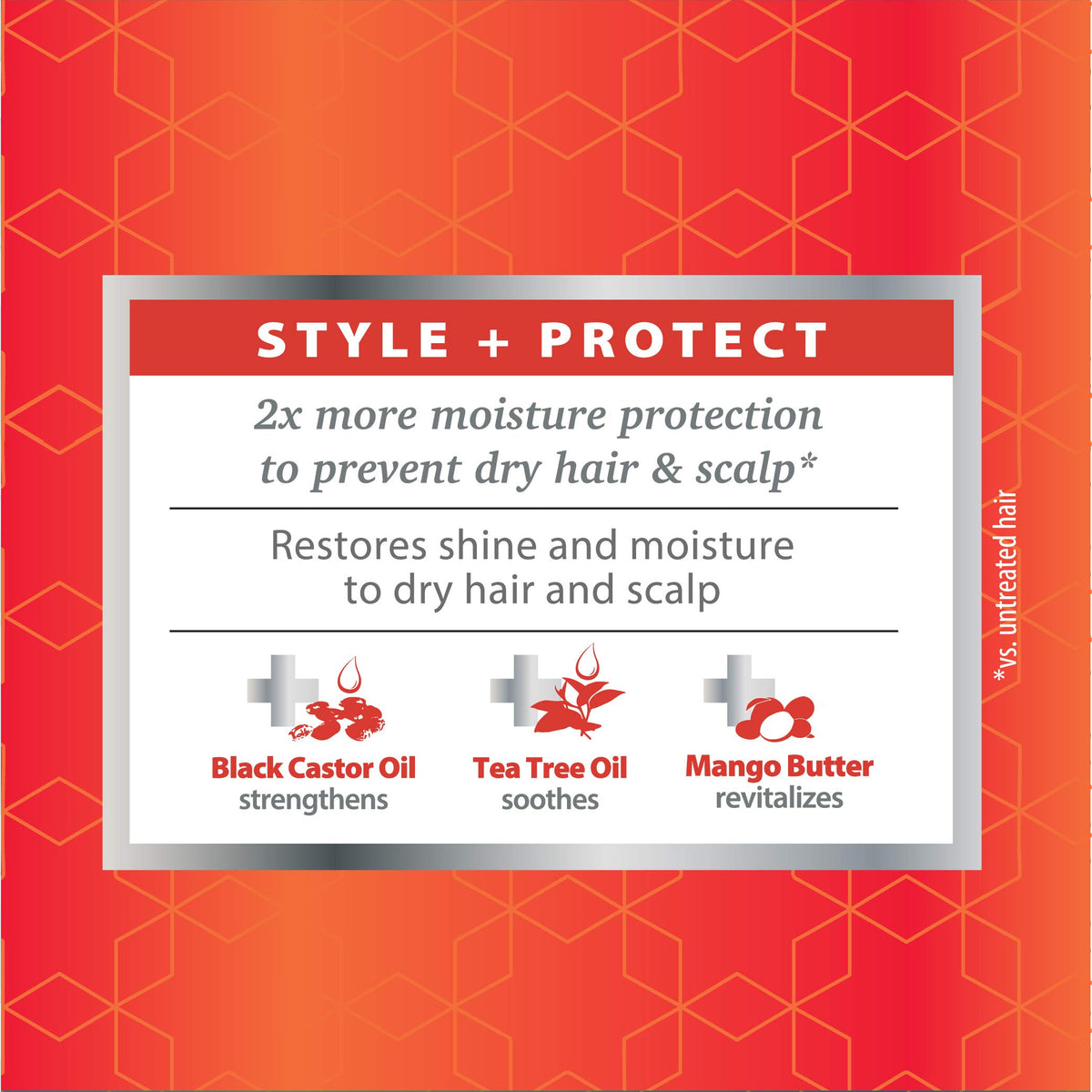 Dr. Miracle's label detail highlighting ingredients and usage benefits