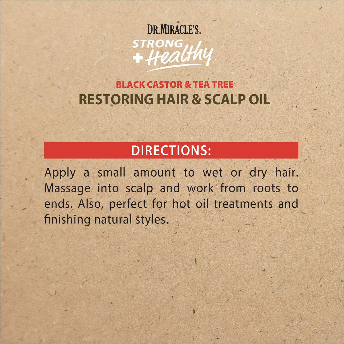 Dr. Miracle's applied to hand demonstrating easy application and control