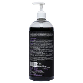 Dr. Natural bottle styled in a bathroom setting conveying calming routine