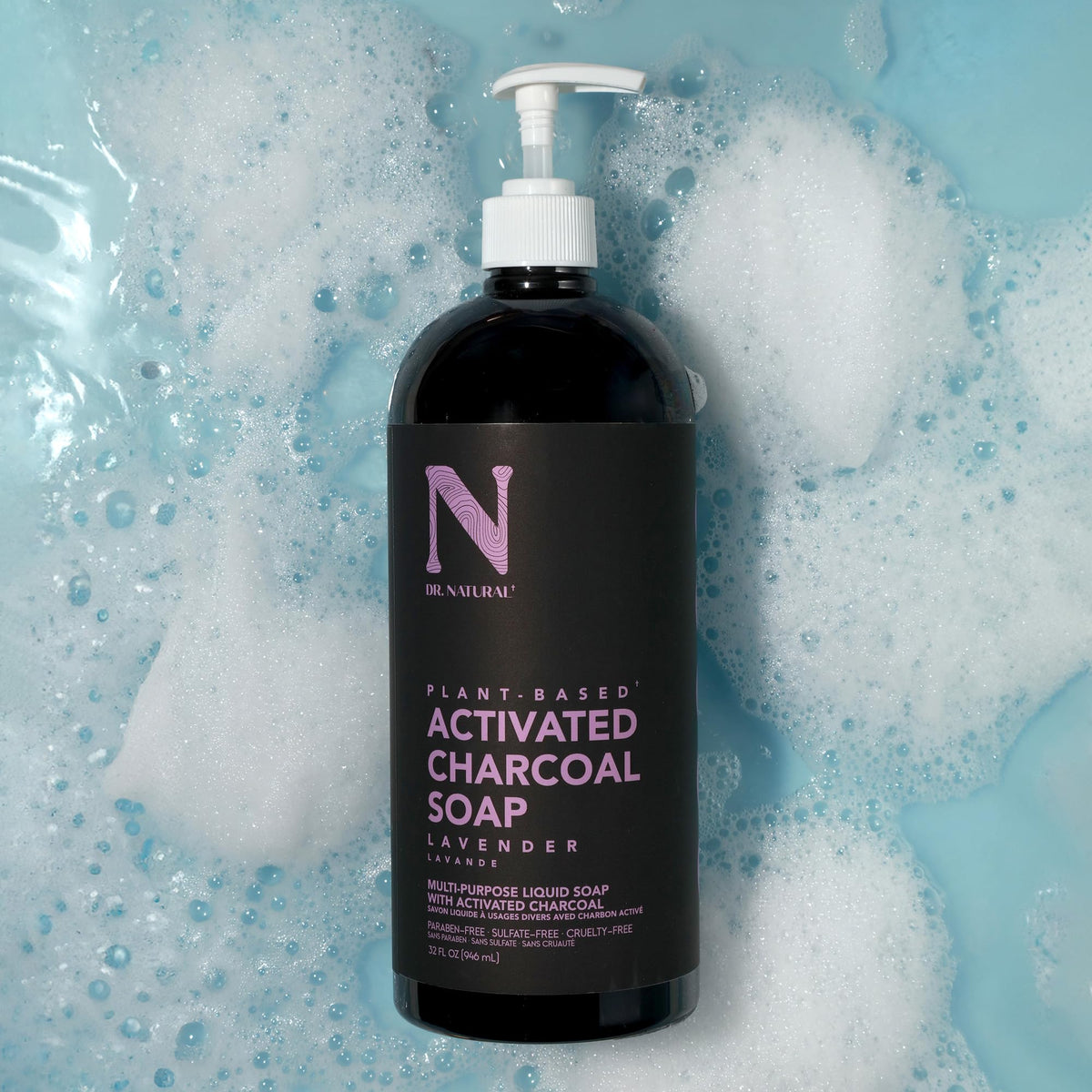 Dr. Natural label close-up displaying ingredient list and usage directions