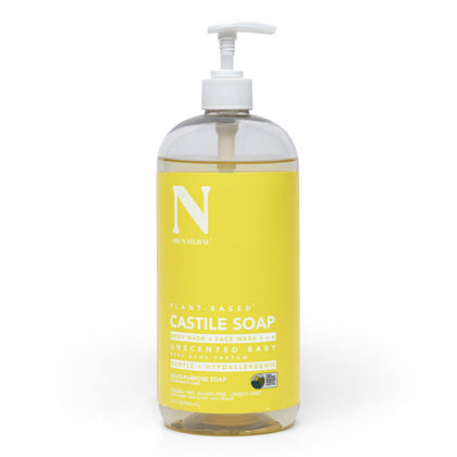 Dr. Natural front label on 32 oz bottle showing product identity and size benefit