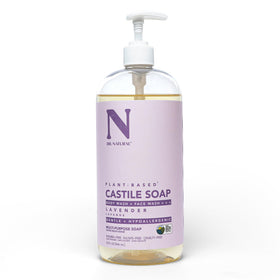Dr. Natural front label on 32 oz bottle showing product identity and lavender scent benefit