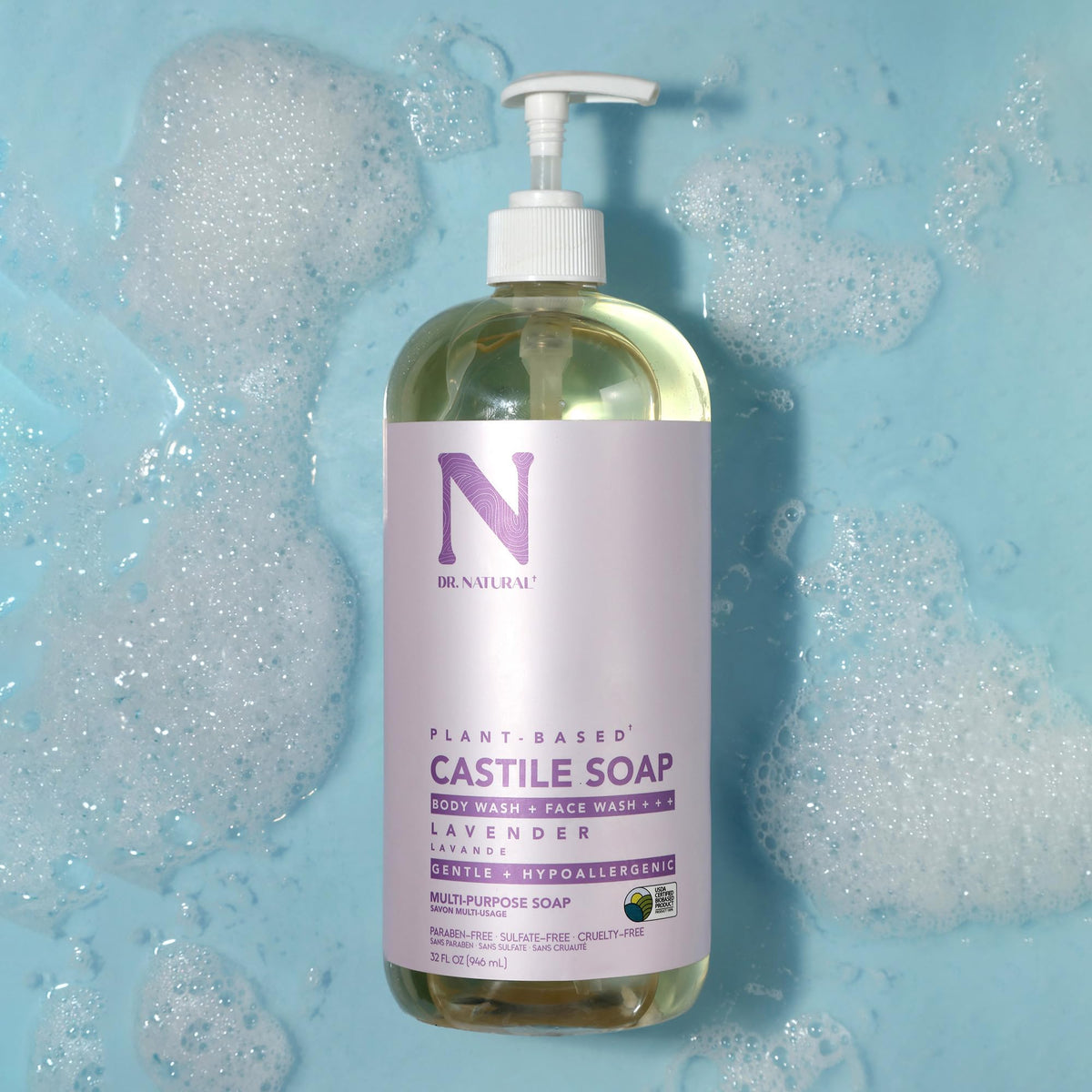 Dr. Natural used for dishwashing in kitchen sink showing multi-use cleaning power