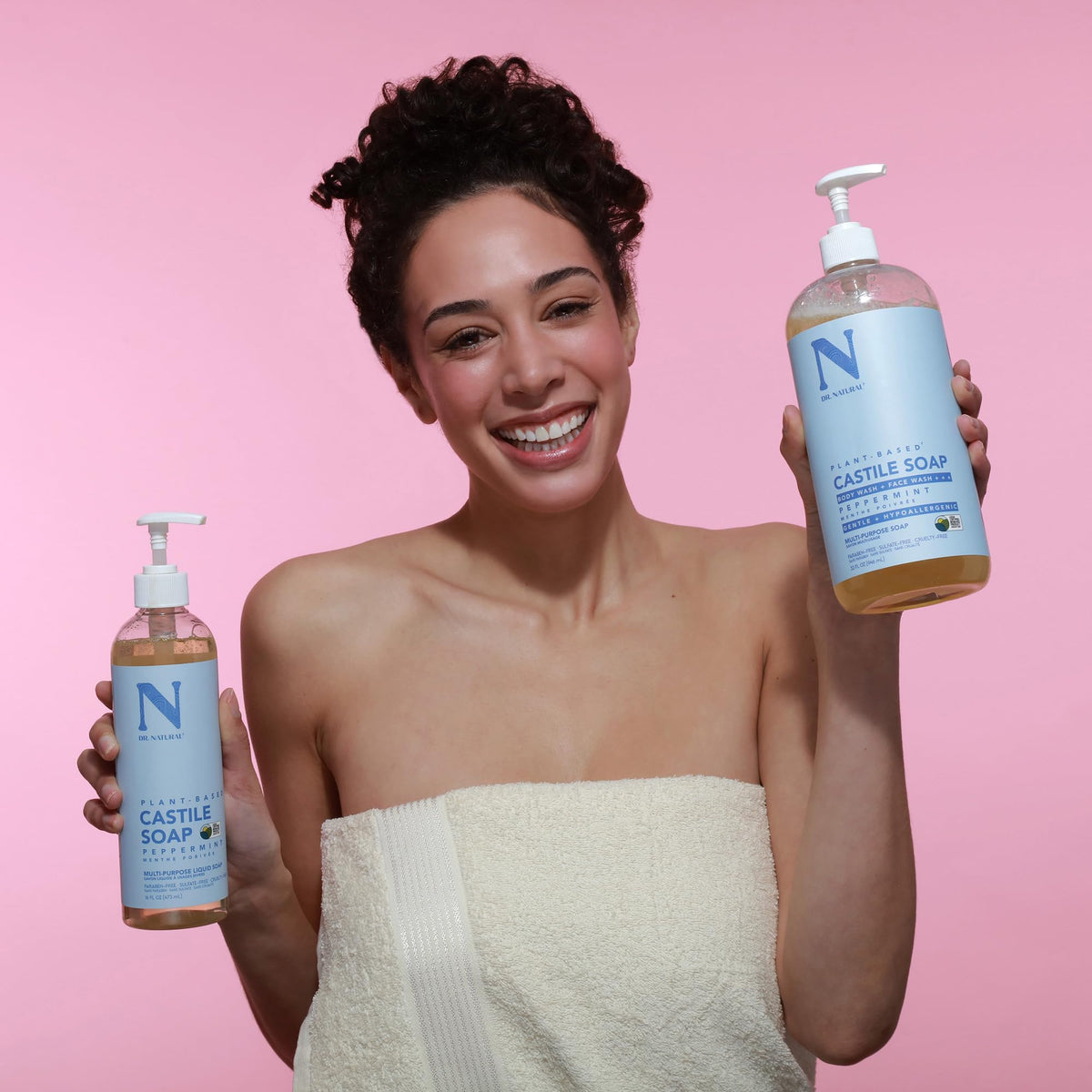 Dr. Natural used for washing dishes showing safe kitchen cleaning option