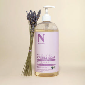 Using Dr. Natural for a pet bath highlighting gentle, plant-based wash for animals