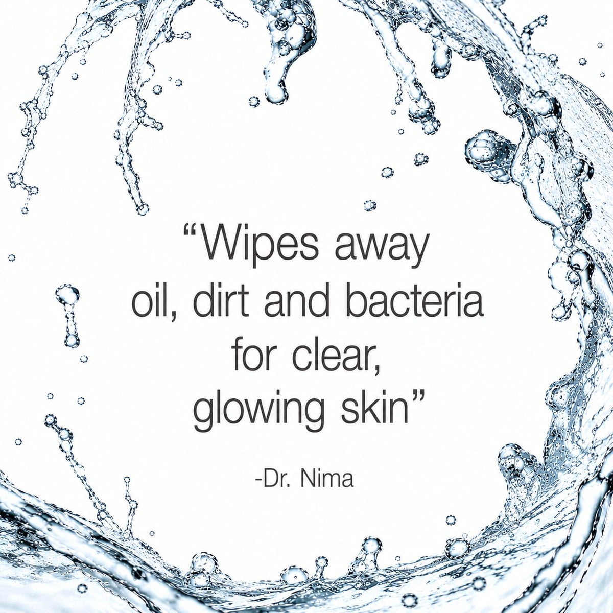 Dr. Nima's bamboo fiber texture close-up highlighting soft surface