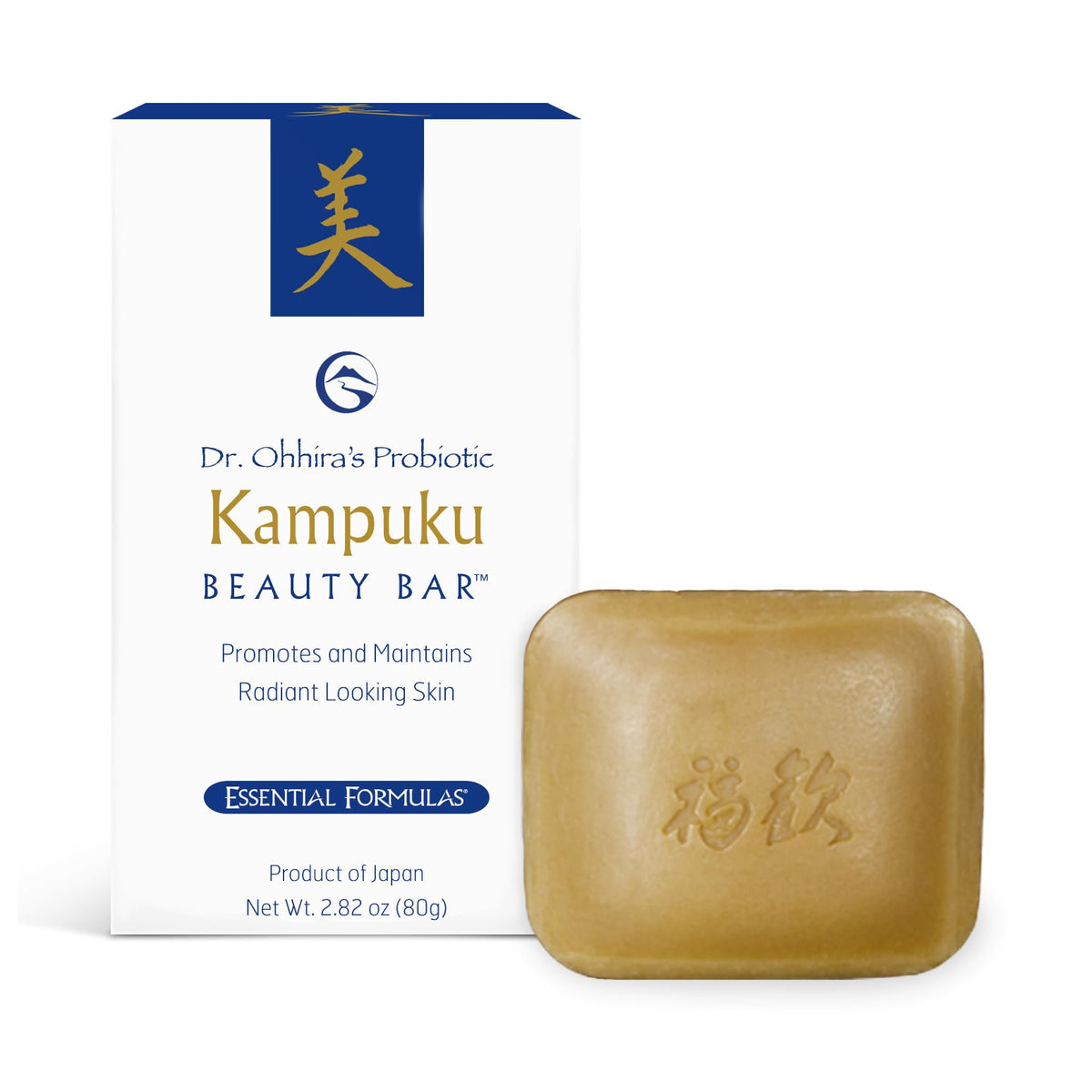 DR. OHHIRA'S front packaging of Kampuku Beauty Bar showing product benefits