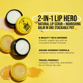 Dr. PAWPAW ORIGINAL BALM balm applied on lips showing instant softness benefit