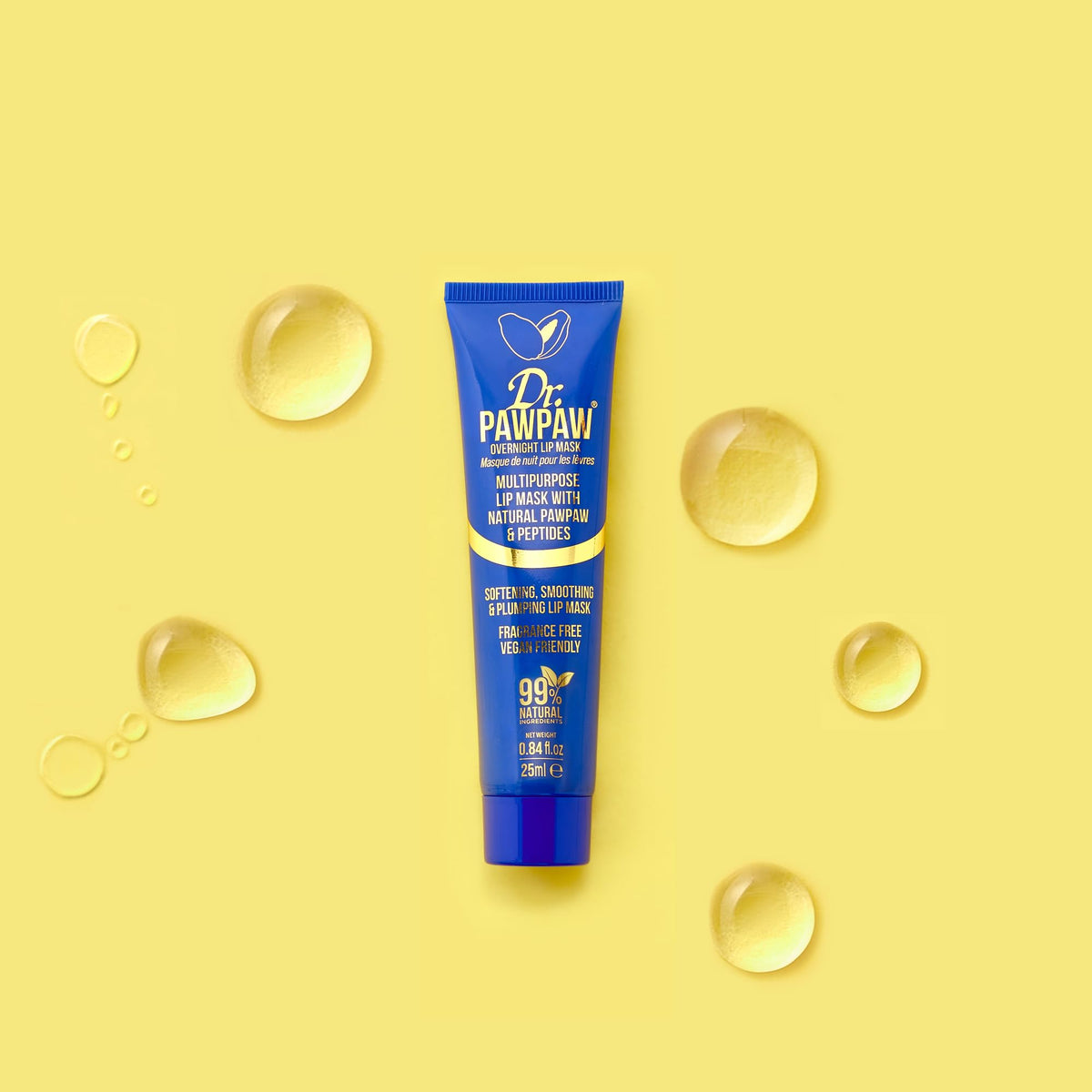 Dr. PAWPAW ORIGINAL BALM texture closeup highlighting smooth peptide‑rich balm