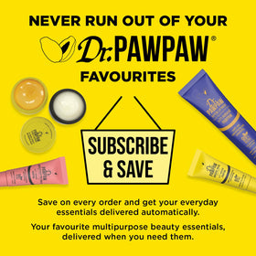 Dr. PAWPAW ORIGINAL BALM in a travel pouch styled for on-the-go hydration benefit