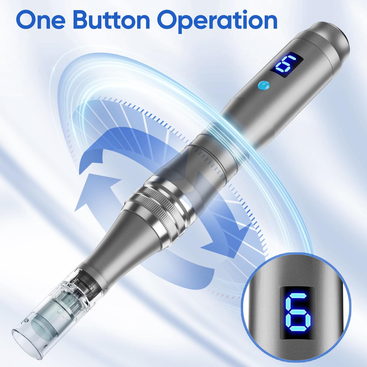 Dr. Pen in hand to show scale and how controlled stamping improves accuracy
