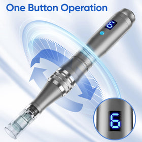 Dr. Pen in hand to show scale and how controlled stamping improves accuracy