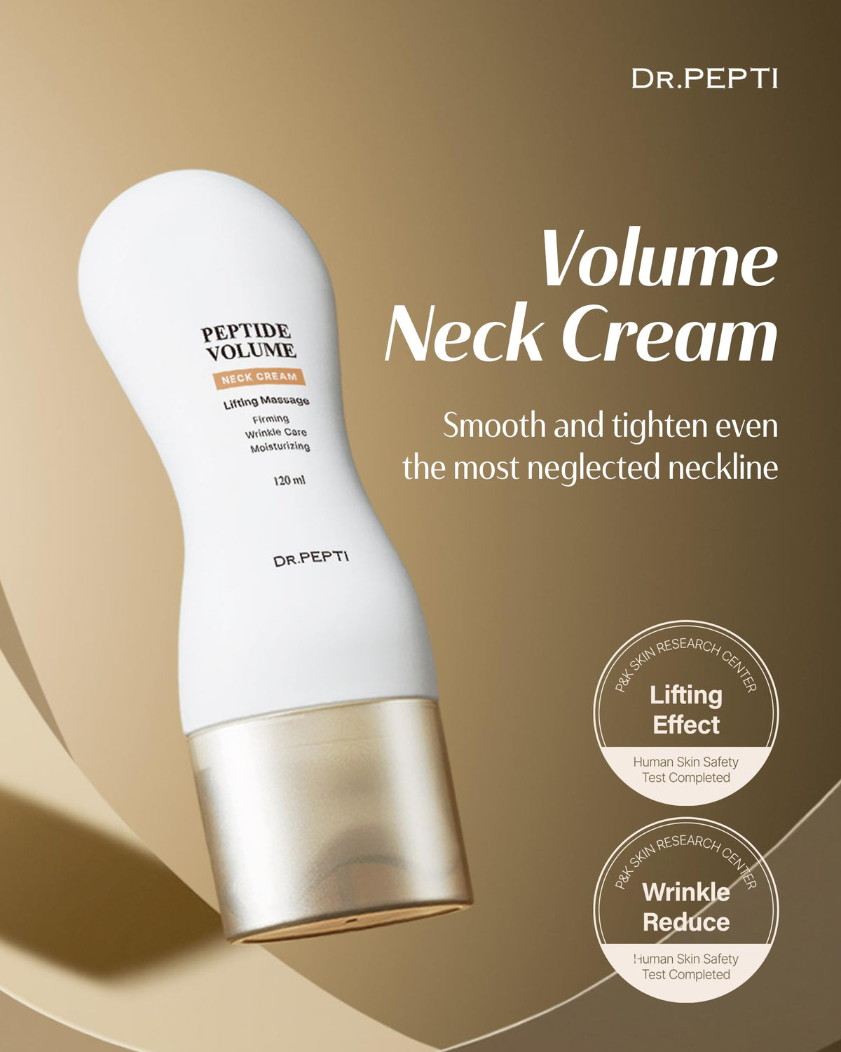 dr.pepti close-up applicator head displaying ergonomic sculpting benefit