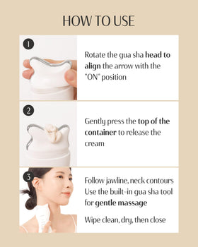 dr.pepti on model décolletage showing smoothing and hydrating benefit