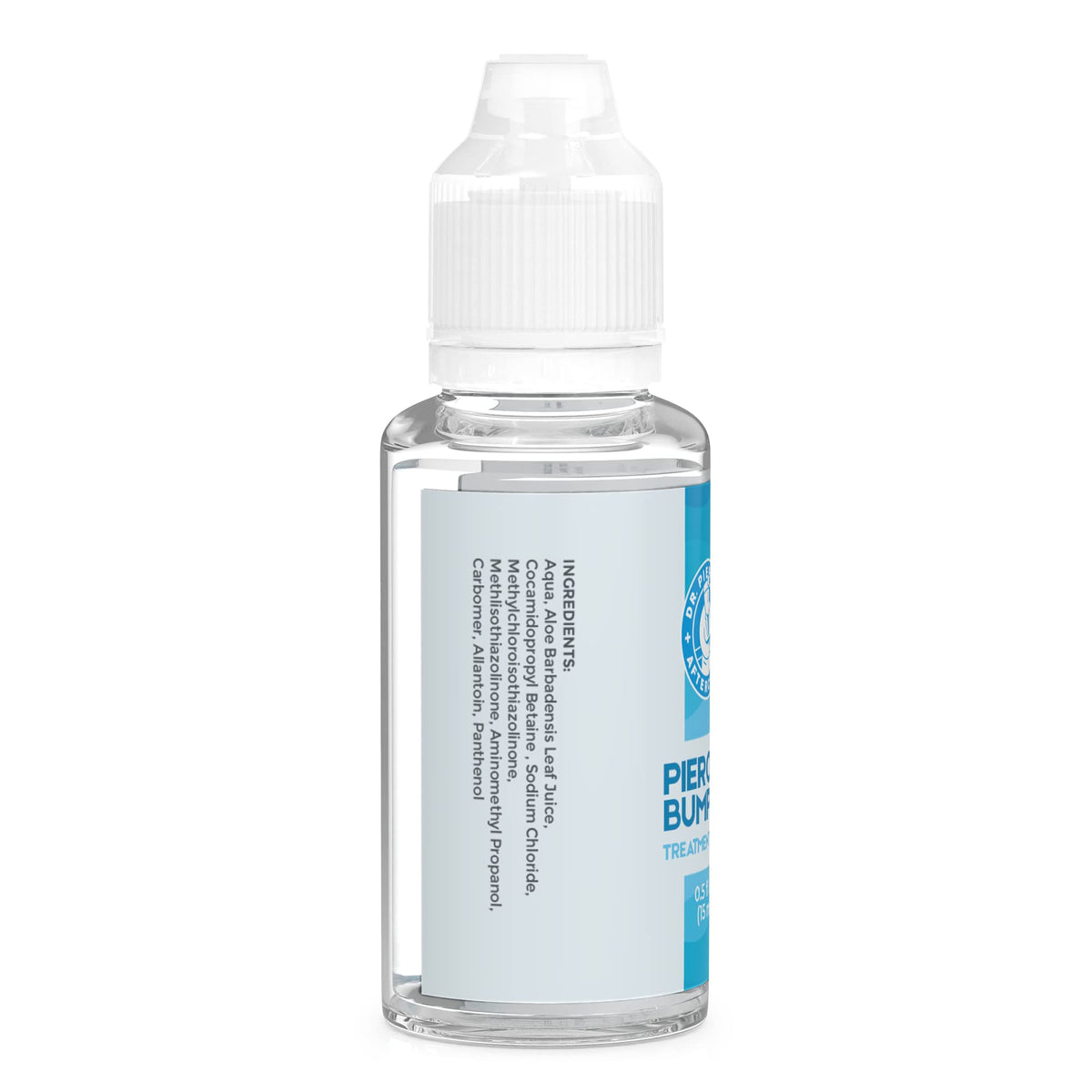 Dr. Piercing Aftercare tucked inside a travel pouch for on-the-go maintenance