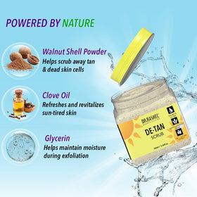 DR.RASHEL scrub gently applied to face demonstrating safe exfoliation and improved skin texture