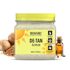 DR.RASHEL scrub front packaging showing product and brand for clear identification and ease