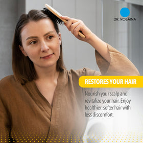 Dr. Robaina creamy lather texture demonstrating gentle, effective cleansing
