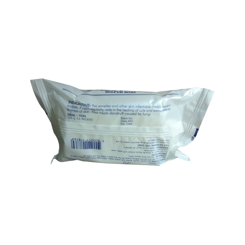 International Pharmaceuticals Inc. soap held in hand showing 100g size and easy handling