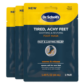 Dr. Scholl's front packaging showing three pairs and product name for quick identification and benefit