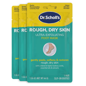 Dr. Scholl's front packaging showing three pairs and treatment benefits