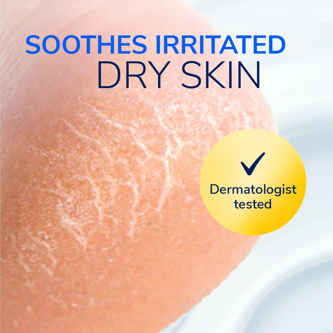 Dr. Scholl's balm on bathroom vanity suggesting daily self-care routine