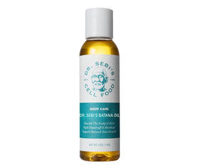 Dr. Sebi's bottle front packaging showing label and size for clear identification