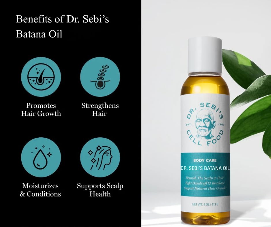 Dr. Sebi's key ingredients olive, coconut, and batana highlighting natural sourcing benefit