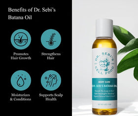 Dr. Sebi's key ingredients olive, coconut, and batana highlighting natural sourcing benefit