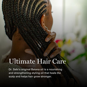 Dr. Sebi's oil pouring texture close-up illustrating lightweight absorption benefit